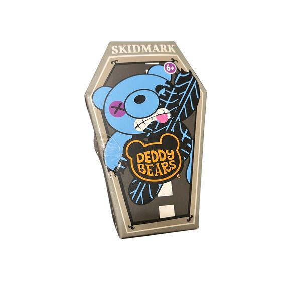 Deddy Bears Mini Series 3 Skidmark Plush In Coffin Box 5" Kreepy Collectible `11 - Picture 1 of 3